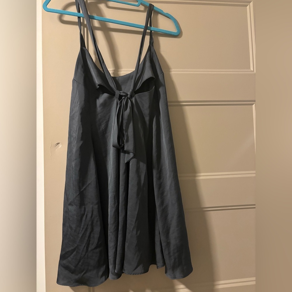 Intimately by Free People Charcoal Grey / Gray Nightgown / Dress / Slip